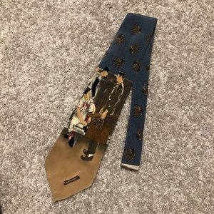 Vintage Norman Rockwell Baseball Silk Tie